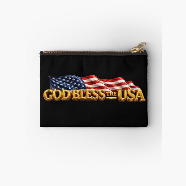 Item preview, God Bless the USA w Waving Flag - 3D - enhanced designed and sold by Military Insignia Products.