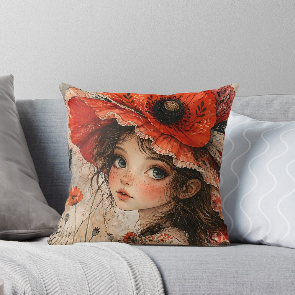 Item preview, Throw Pillow designed and sold by FaeCoreStudio.