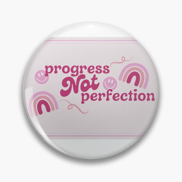 Item preview, Pink Progress Not Perfection  designed and sold by TroppoWellness.