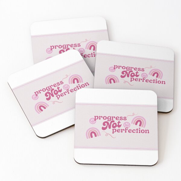 Item preview, Pink Progress Not Perfection designed and sold by TroppoWellness.