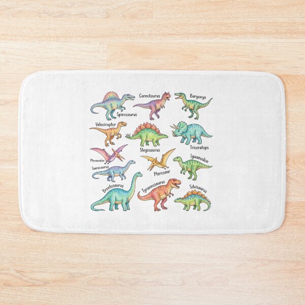 Item preview, Dinosaurs Chart Watercolor Field Guide – Cute Prehistoric Animals Educational designed and sold by raedattia.