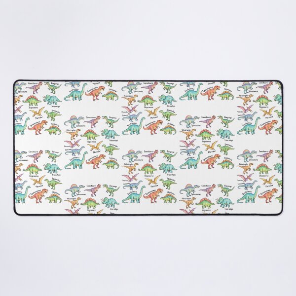 Item preview, Dinosaurs Chart Watercolor Field Guide – Cute Prehistoric Animals Educational designed and sold by raedattia.