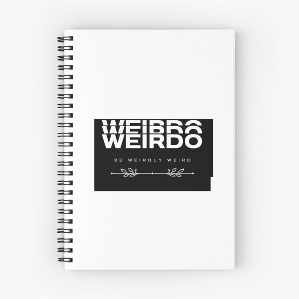 Item preview, Be Weirdly Weird | Bold Weirdo Typography Design designed and sold by MissLotusStudio.