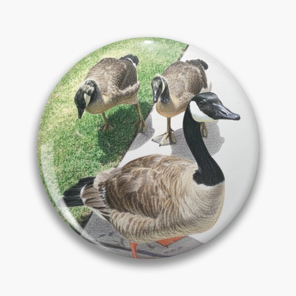 Item preview, Canada Geese Colored Pencil Art Print designed and sold by KaleChub.