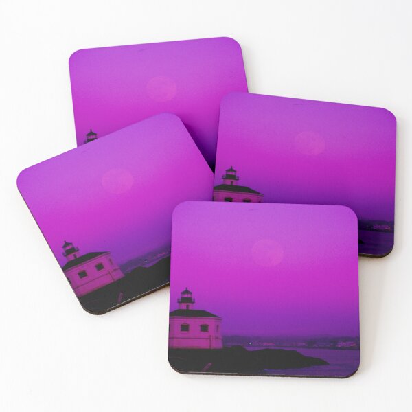Item preview, Lighthouse at Dusk with Pink Sky designed and sold by jklune.
