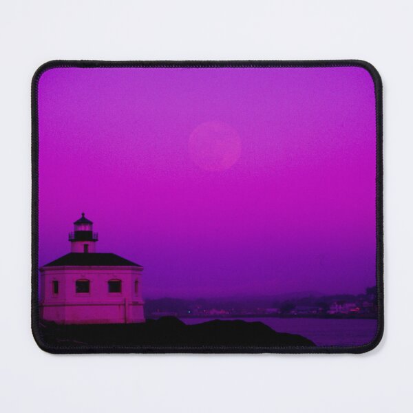 Item preview, Lighthouse at Dusk with Pink Sky designed and sold by jklune.