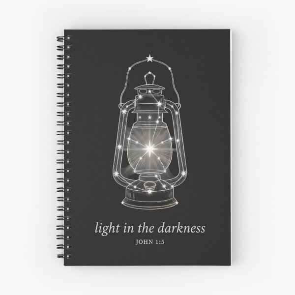 Item preview, Light in the Darkness | John 1:5 Christian Bible Verse Shirt designed and sold by Softbear Atelier.