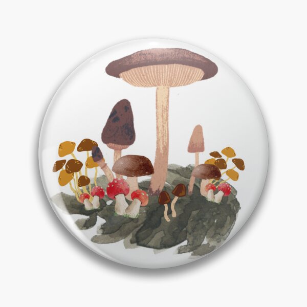 Item preview, Mushroom family, digital doodle designed and sold by GiSilver.