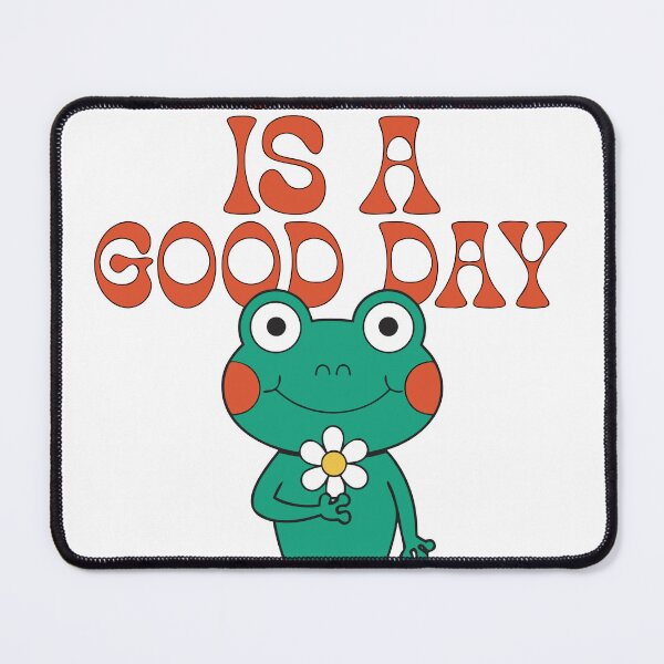Item preview, An adorable smiling green frog designed and sold by MOCH- ART.