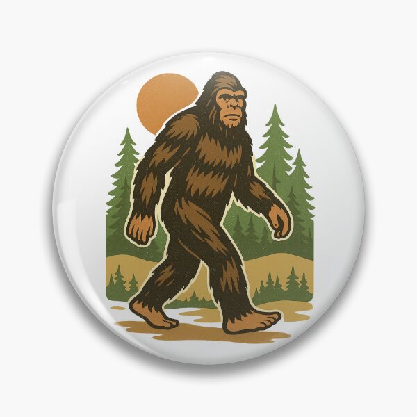 Item preview, Bigfoot - Retro Wilderness Legend designed and sold by MatildeStore.