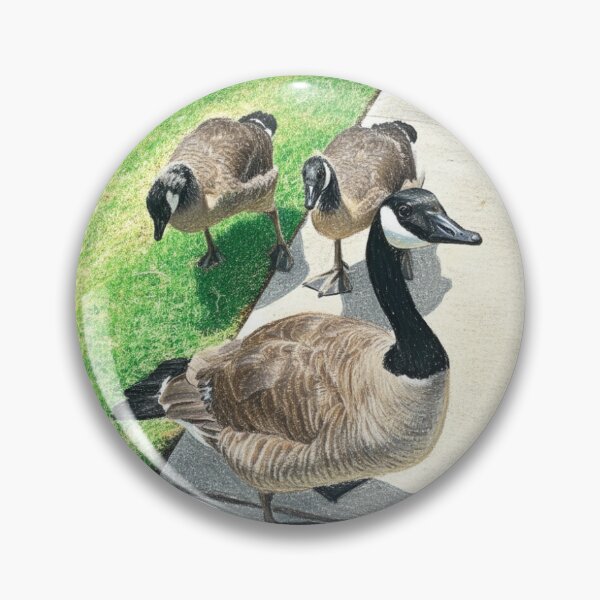Item preview, Canada Geese Surprised by Ninja Shuriken designed and sold by KaleChub.