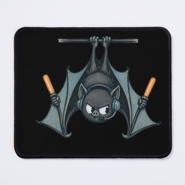 Item preview, Round Bat Air Traffic Controller with Headset and Signal Wands Vintage 1930s Rubberhose Cartoon Art designed and sold by OnPointOutfits.
