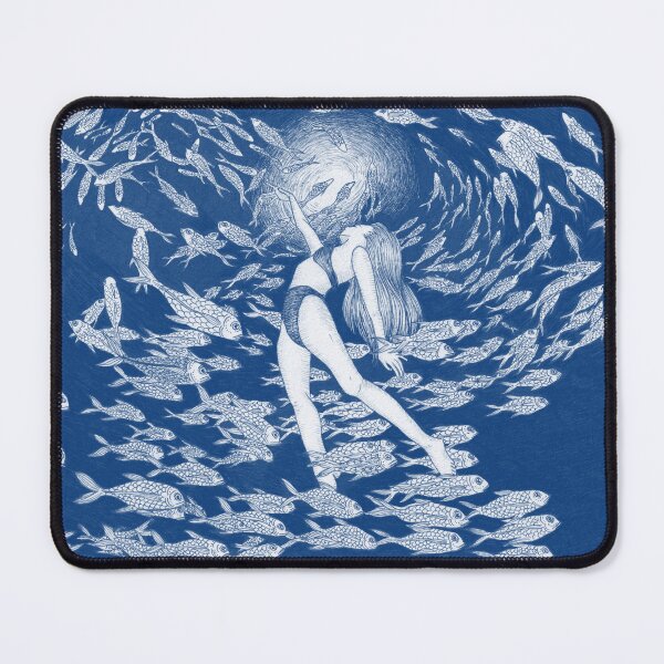 Item preview, Even Fish Love the Sun in Blue designed and sold by ECMazur Art.