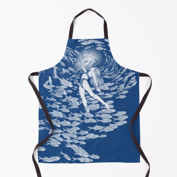 Item preview, Even Fish Love the Sun in Blue designed and sold by ECMazur Art.