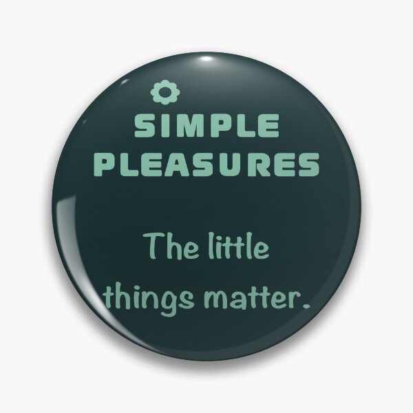 Item preview, SIMPLE PLEASURES The little things matter - Retro Pattern 2C designed and sold by StefanStudioArt.