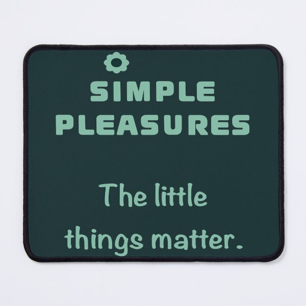 Item preview, SIMPLE PLEASURES The little things matter - Retro Pattern 2C designed and sold by StefanStudioArt.