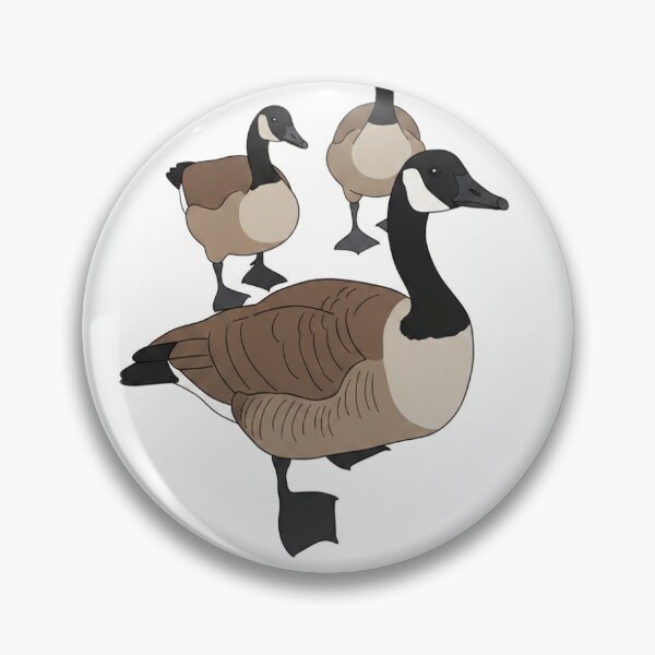 Item preview, Canada Geese Minimalist Vector Art Print designed and sold by KaleChub.