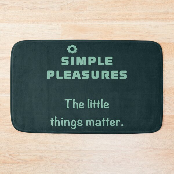 Item preview, SIMPLE PLEASURES The little things matter - Retro Pattern 2C designed and sold by StefanStudioArt.