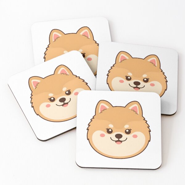 Item preview, Cute Pomeranian Dog Face Sticker Design designed and sold by VINTOR-.