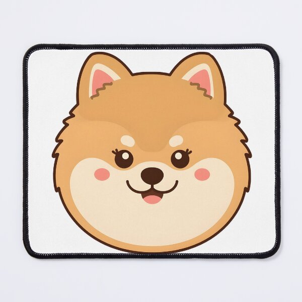 Item preview, Cute Pomeranian Dog Face Sticker Design designed and sold by VINTOR-.