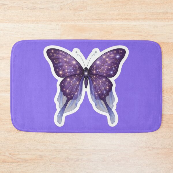 Item preview, Celestial Purple Butterfly With Starry Constellation Wing Art designed and sold by Azurart2.