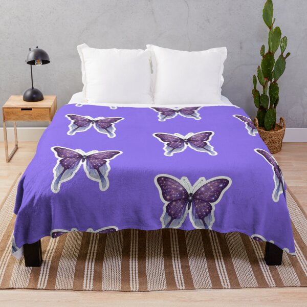 Item preview, Celestial Purple Butterfly With Starry Constellation Wing Art designed and sold by Azurart2.