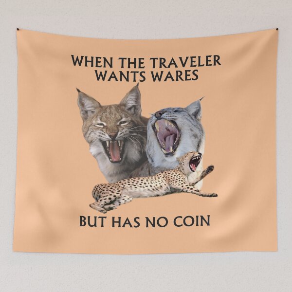 Item preview, When The Traveler wants wares... but has no coin! designed and sold by Snowlabear.