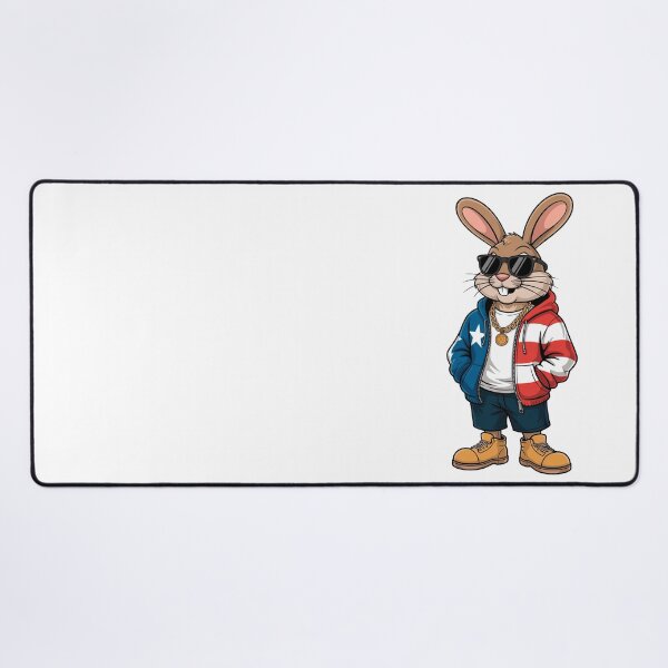 Item preview, Cool Patriotic Bunny Streetwear Hip Hop Rabbit designed and sold by Outlet Raloel.