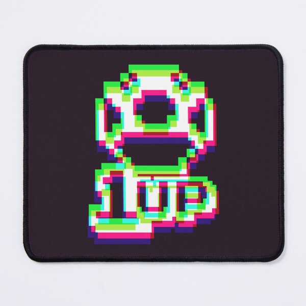 Item preview, 1up Mushroom Negative Synthwave designed and sold by animinimal.