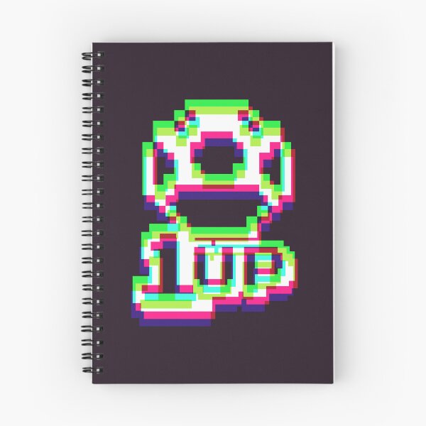 Item preview, 1up Mushroom Negative Synthwave designed and sold by animinimal.