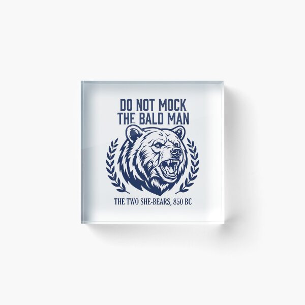 Item preview, Do Not Mock The Bald Man Funny Bible Bear Design designed and sold by Lozarux.