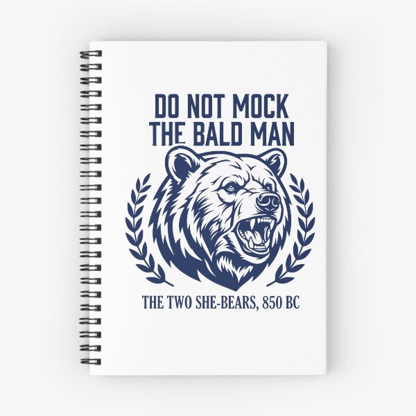 Item preview, Do Not Mock The Bald Man Funny Bible Bear Design designed and sold by Lozarux.