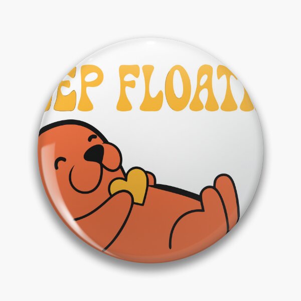 Item preview, A cute sea otter peacefully floating  designed and sold by Tafa_Design.