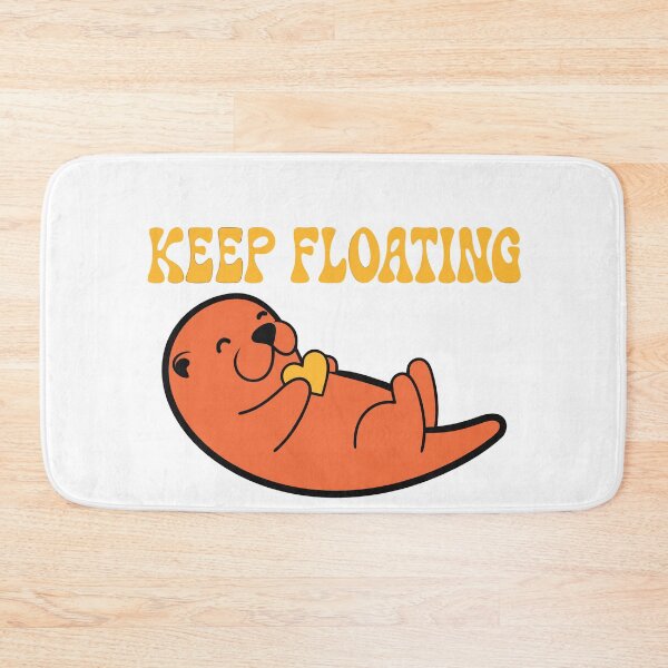 Item preview, A cute sea otter peacefully floating  designed and sold by MOCH- ART.