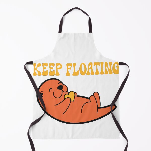 Item preview, A cute sea otter peacefully floating  designed and sold by MOCH- ART.