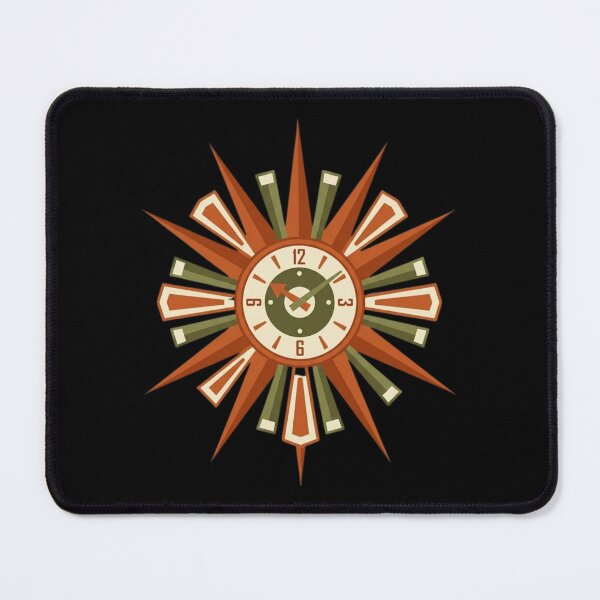 Item preview, Atomic Age Starburst Clock | Retro Mid Century Modern Pattern designed and sold by Mediagraphic.