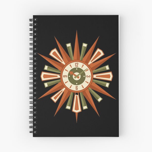 Item preview, Atomic Age Starburst Clock | Retro Mid Century Modern Pattern designed and sold by Mediagraphic.