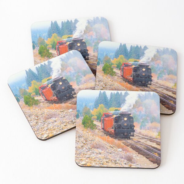 Item preview, Vintage Train in Autumn Landscape designed and sold by jklune.