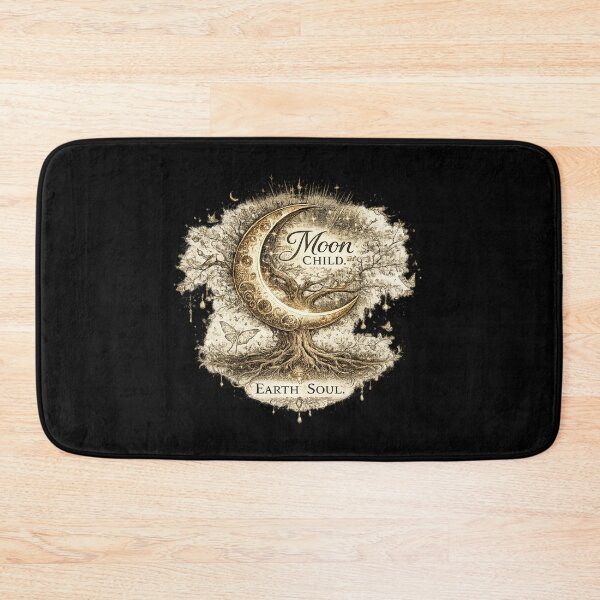 Item preview, Moon Child. Earth Soul. | Celestial Botanical Moon Art designed and sold by 'VARI'.