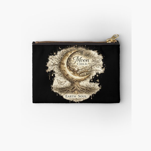 Item preview, Moon Child. Earth Soul. | Celestial Botanical Moon Art designed and sold by 'VARI'.