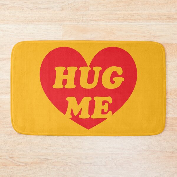 Item preview, Hug Me – Heart Shaped Typography Quote designed and sold by Scaryzz.