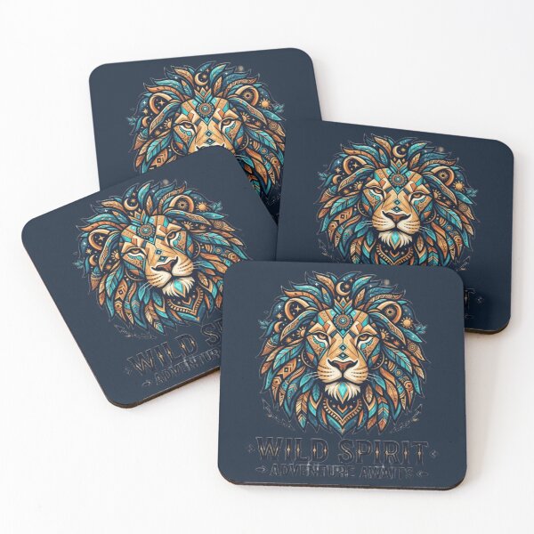 Item preview, Wild Spirit Majestic Lion Boho Art designed and sold by StudioBy-ColorNest.