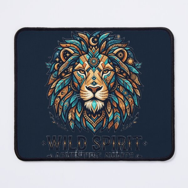 Item preview, Wild Spirit Majestic Lion Boho Art designed and sold by StudioBy-ColorNest.