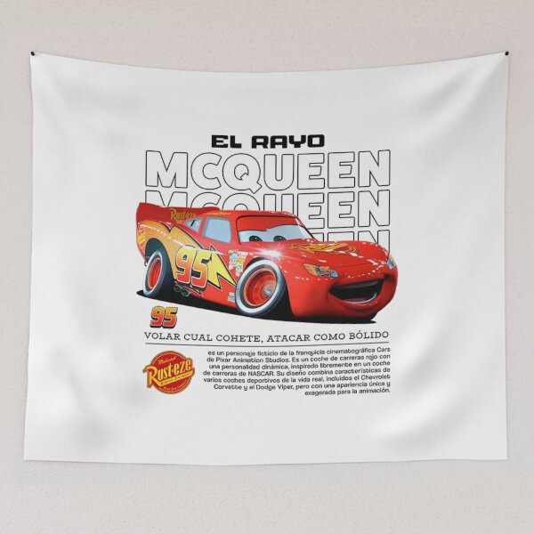 Item preview, Lightning McQueen Racing Poster Design designed and sold by 199xstudio.