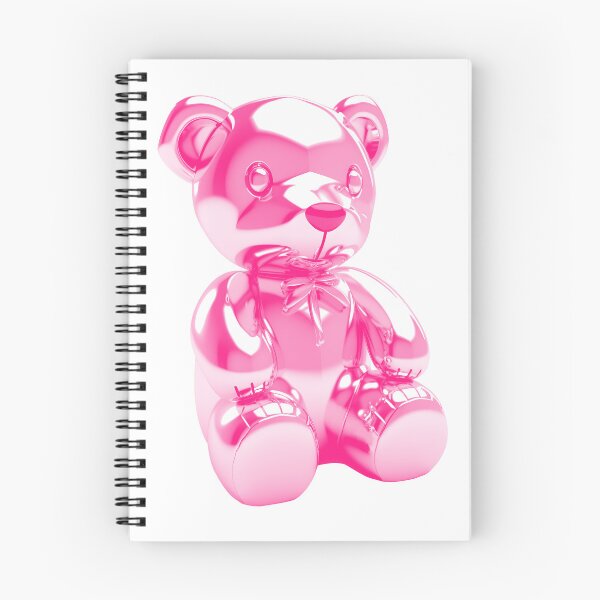Item preview, Glossy Pink Teddy Bear Cute Metallic Pop Art designed and sold by sunnivamla.