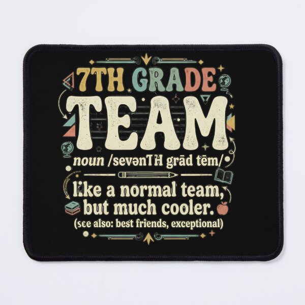 Item preview, 7th Grade Squad Back To School Student Friends Teacher Gift designed and sold by designstoriesMK.