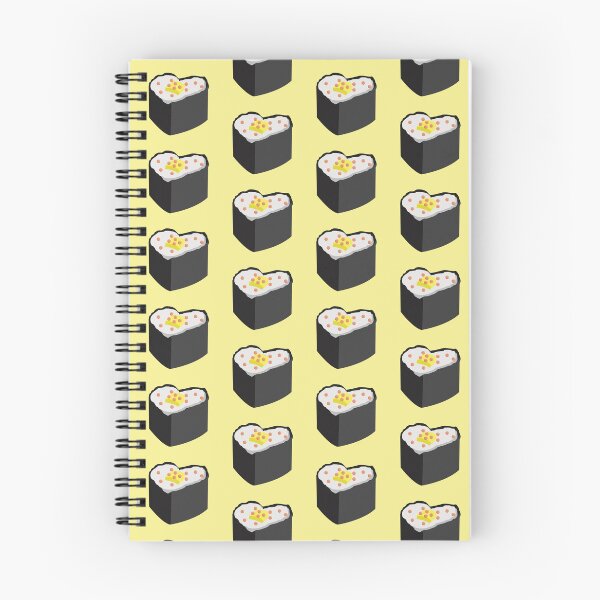 Item preview, Sushi Heart (on Yellow) designed and sold by PawsitiveMum3.