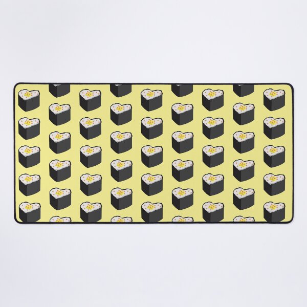 Item preview, Sushi Heart (on Yellow) designed and sold by PawsitiveMum3.