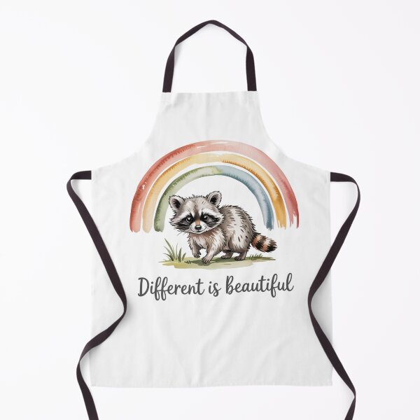 Item preview, Funny Different Is Beautiful Raccoon Rainbow Kindness Acceptance Woodland Animal designed and sold by ZACK ART.