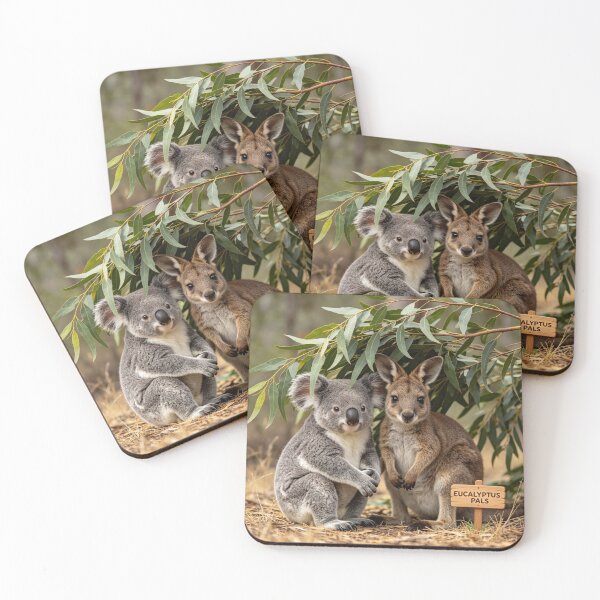 Item preview, Eucalyptus Pals Koala Wallaby Australian Wildlife designed and sold by BagFactoryUK.